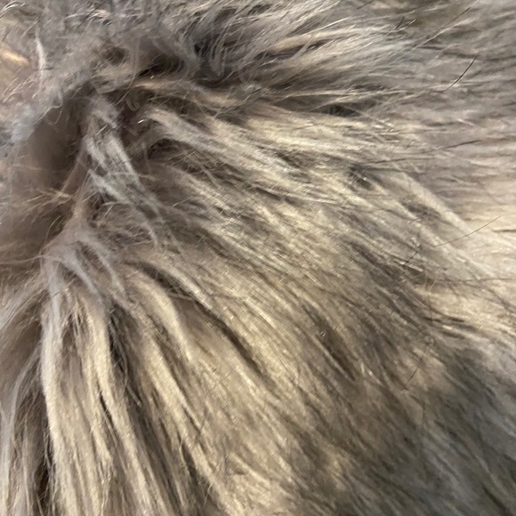 NWT Capsule Faux Fur Long Cardigan Sweater 16/18 - Picture 4 of 9